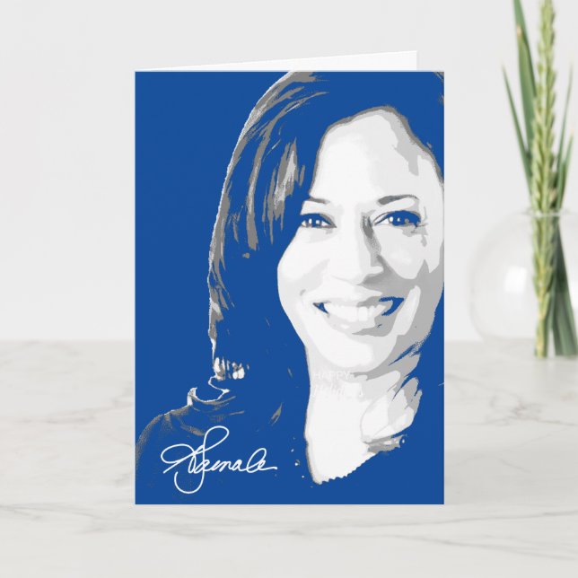 Tarjeta Firma Kamala Harris (Anverso)