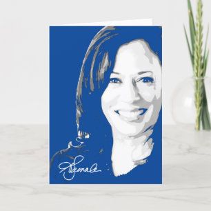 Tarjeta Firma Kamala Harris