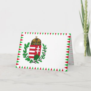 Tarjeta Firma naval de bandera de Hungría