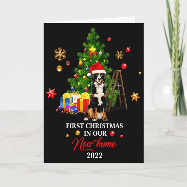 Tarjeta First Christmas In Our New Home Xmas Gift For Hava (Anverso)