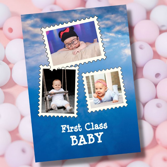 Tarjeta First Class BABY Best Baby Ever 3 custom photo (Subido por el creador)