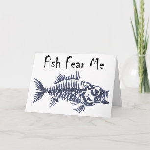 Tarjeta Fish Fear me teme