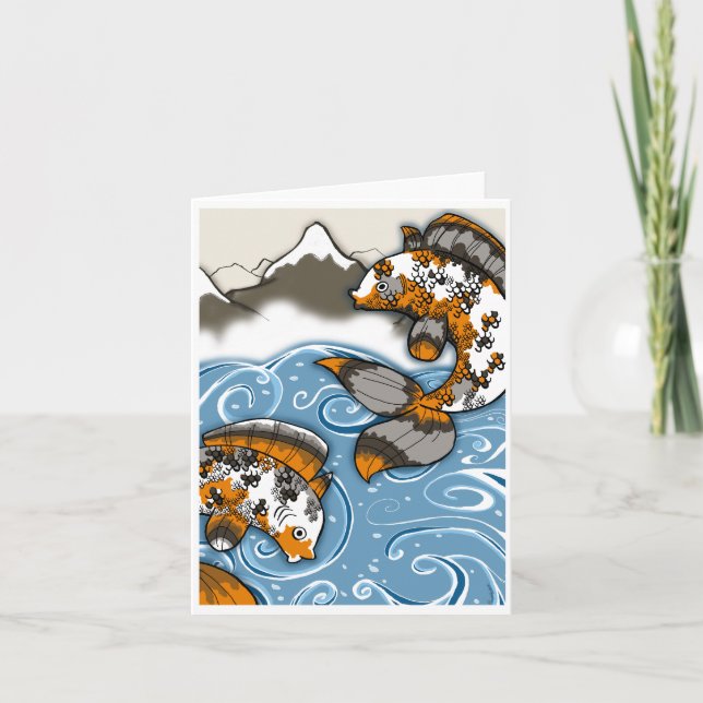 Tarjeta Fish Notecard (Anverso)