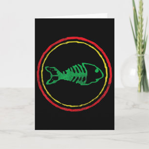 Tarjeta Fishbones Ska Punk Hombres Mujeres Día de las Madr