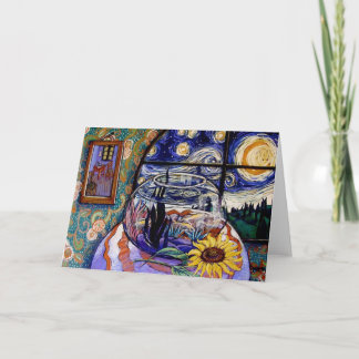 Tarjeta Fishbowl de Van Gogh
