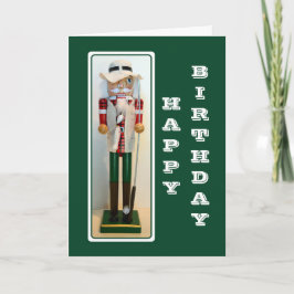 Tarjeta Fisherman Nutcracker Feliz cumpleaños