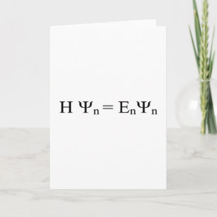 Tarjeta Física matemática de fórmula
