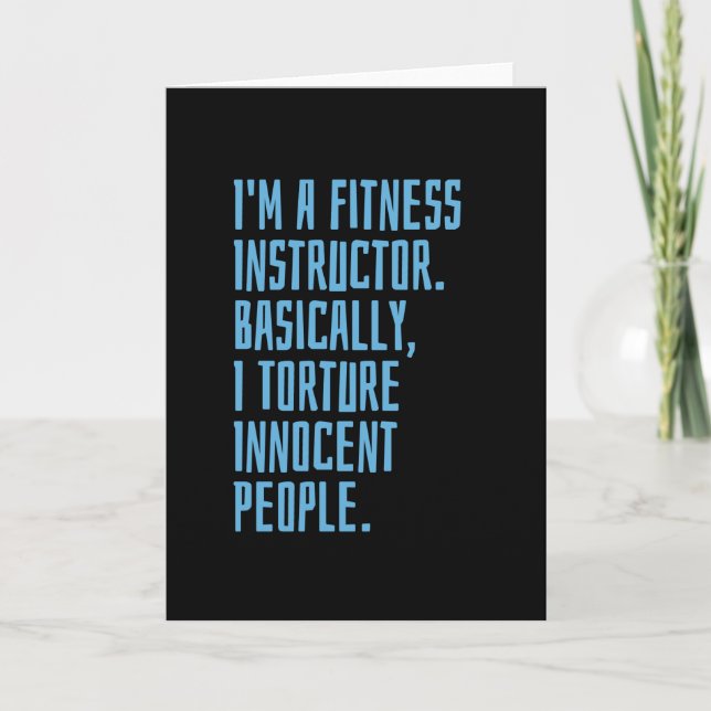 Tarjeta Fitness Instructor (Anverso)