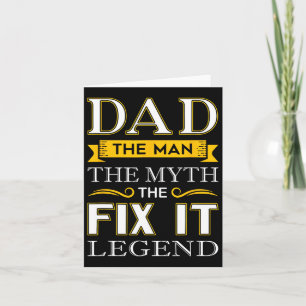 Tarjeta Fix It Dad Padres Day Handy Man