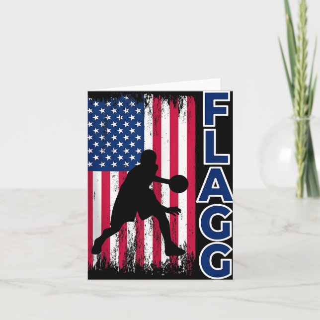 Tarjeta Flagg Basketball Inspire Fan Sports Tank Top_1  (Anverso)