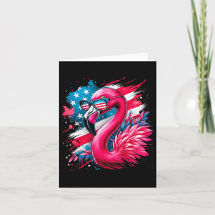 Tarjeta Flamenco 4 de julio bandera americana mujeres patr