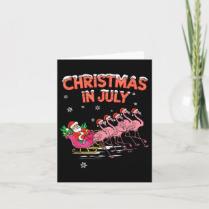 Tarjeta Flamenco Navidad En Julio Xmas Verano Navidad W