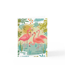 FLAMENCOS ROSAS SE PARAN JUNTOS