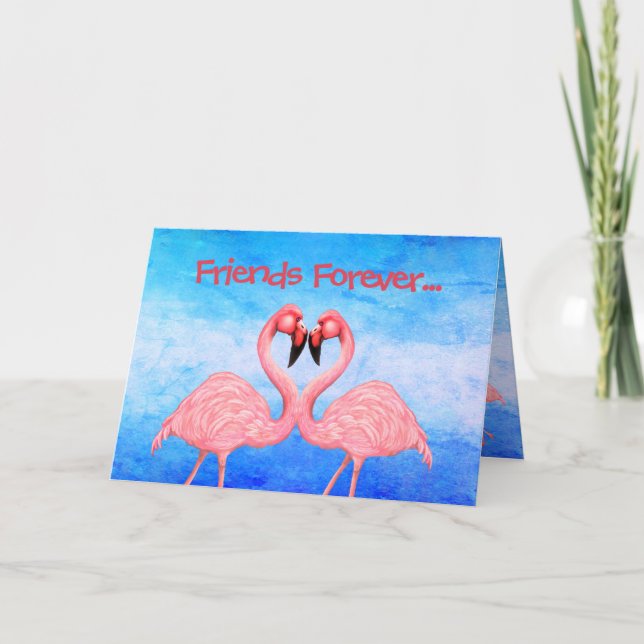 Tarjeta Flamingo Dance (Anverso)