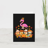 Flamingo de Acción de Gracias con tazas de café Go