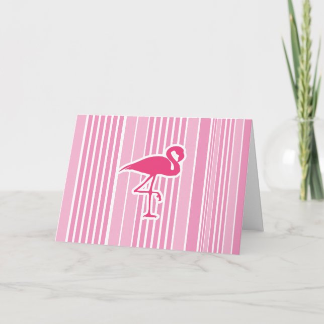 Tarjeta Flamingo Love (Anverso)