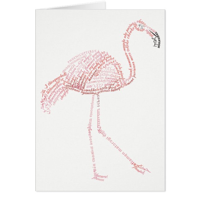 Tarjeta Flamingo Mundial (Frente)