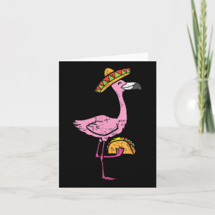 Tarjeta Flamingo Tacos Cute Cinco De Mayo Fiesta A