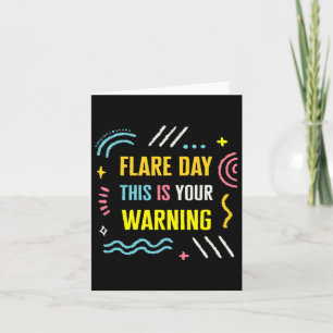 Tarjeta Flare Day Complejo Síndrome de Dolor Regional Conc