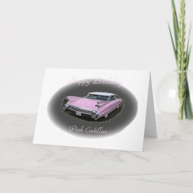 Tarjeta Flash Cadillac rosa (Anverso)