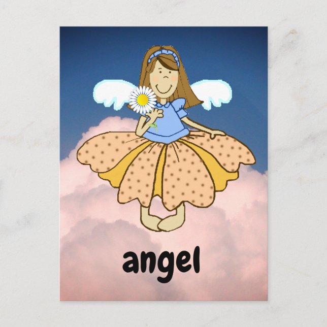 tarjeta flash de ángel (Anverso)