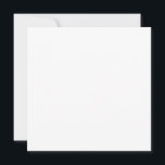 Tarjeta Flat Greeting Card<br><div class="desc">Create your own white personalizable,  minimalist style which can be easily updated with your Photo and text. If you need any help personalizing this product,  please contact me using the message button below and I will be happy to help.</div>