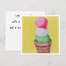 Tarjeta Flat Greeting Card