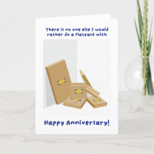 Tarjeta Flatpack de aniversario
