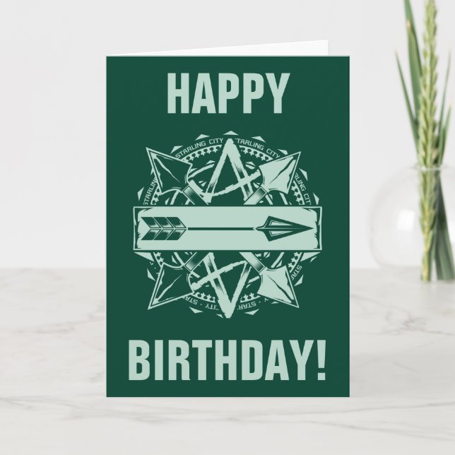 Tarjeta Flecha | Marca de flecha de la ciudad de estampado (Anverso)