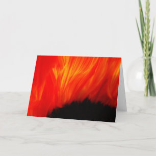Tarjeta fleur de feu