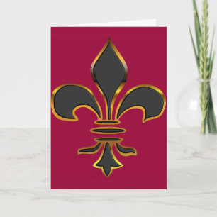 Tarjeta Fleur-de-lis
