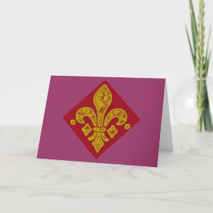 Tarjeta Fleur De Lis