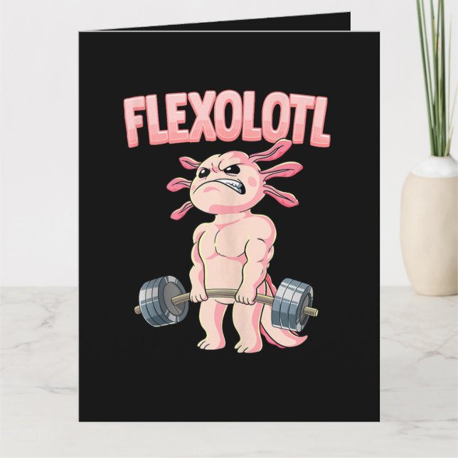 Tarjeta Flexolotl Axolotl (Anverso)