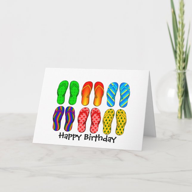 Tarjeta Flip Flops (Anverso)