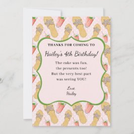 Tarjeta Flip Flops and Lemonade Gracias