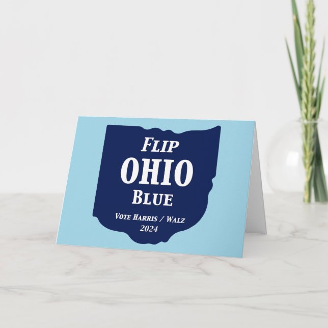 Tarjeta Flip Ohio Blue en 2024 (Anverso)