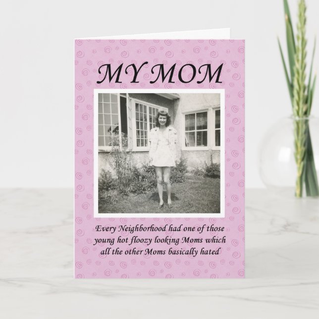 Tarjeta Floosy Mom Birthday (Anverso)