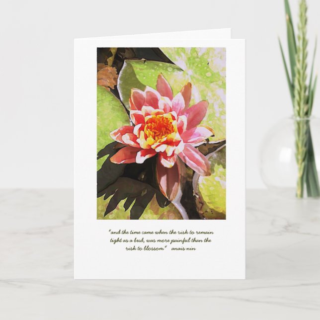 Tarjeta Flor (Anverso)