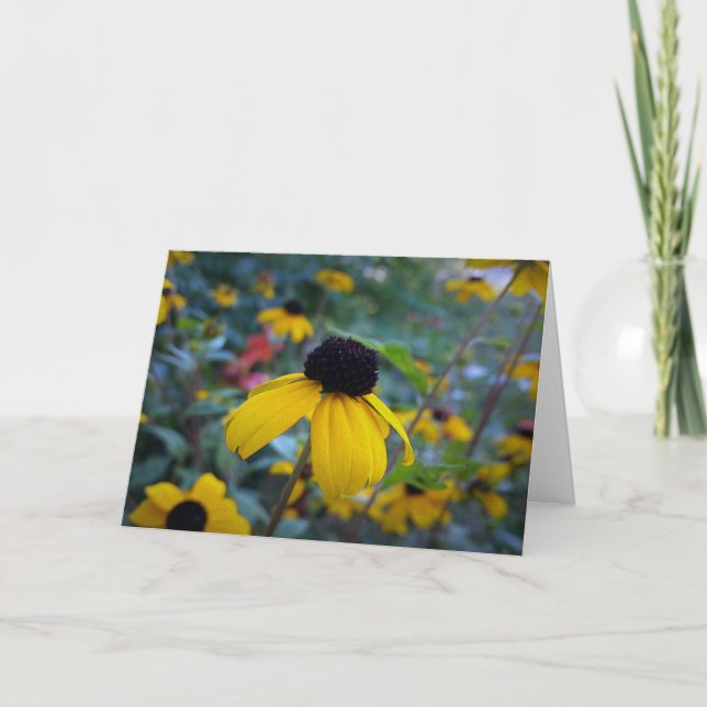 Tarjeta Flor amarilla (Anverso)