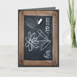 Tarjeta Flor Ardoise 10 para la escuela secundaria C Vinat