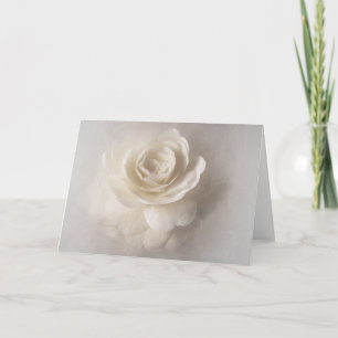 Tarjeta Flor blanca de Camelia