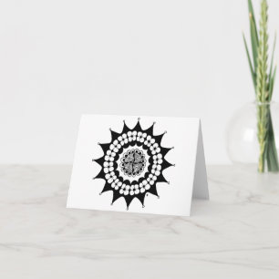Tarjeta Flor Crown Zen Mandala