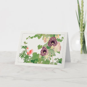 Tarjeta Flor de calico en polvos de Tanigami Konan