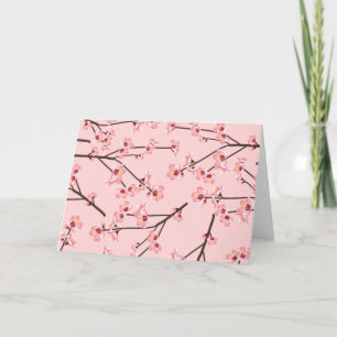 Tarjeta Flor de Cerezo