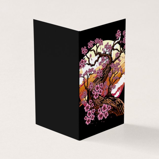 Tarjeta Flor de cerezo salvaje (Exterior)