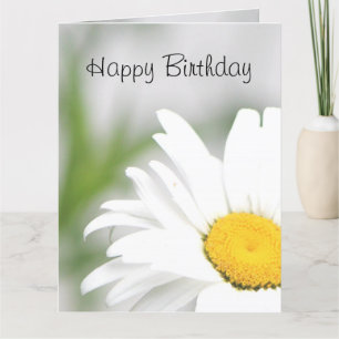 Tarjeta Flor De Daisy En Bloom Completo