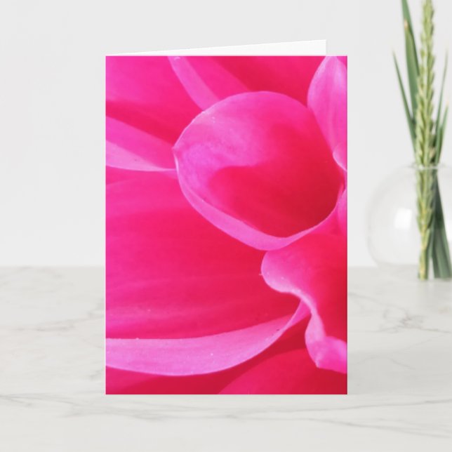 Tarjeta Flor de Delilah (en blanco) de cierre vibrante (Anverso)