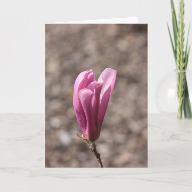 Tarjeta Flor de Día de la Madre (Anverso)