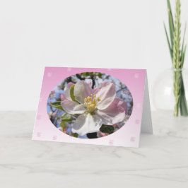 Tarjeta Flor de flores de Apple
