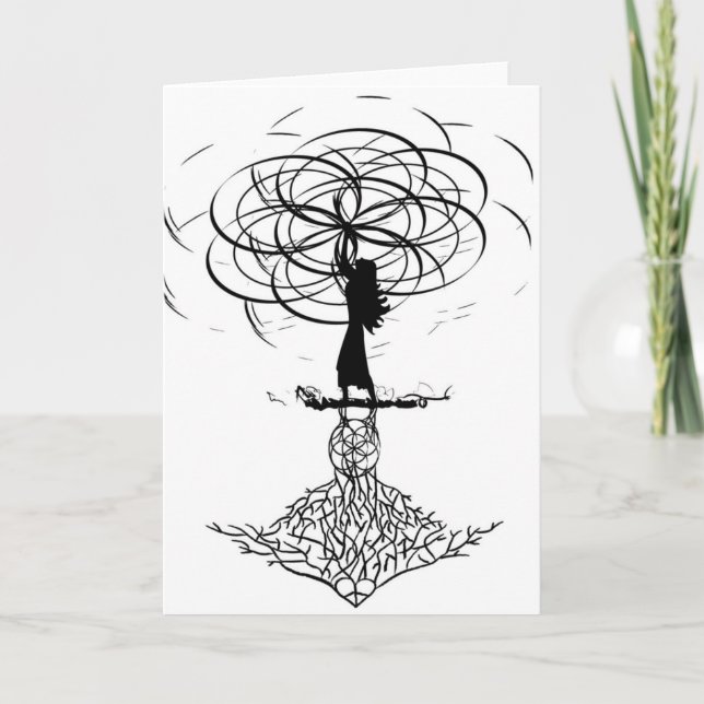 Tarjeta Flor de la vida (Anverso)